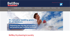 Desktop Screenshot of bellboydrycleaning.com
