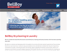 Tablet Screenshot of bellboydrycleaning.com